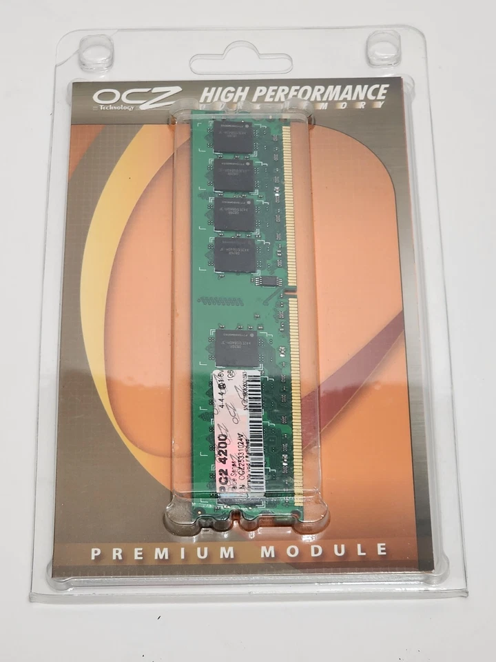 NEW OCZ OCZ25331024V 1GB PC2-4200 4-4-4 Memory RAM..DBIN - Image 1 of 2