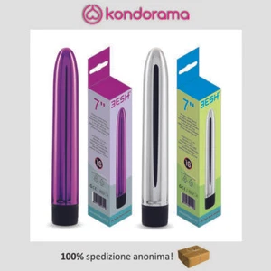 EESH® vibratore classico viola argento da anale vaginale per uomo e donna 17 cm - Foto 1 di 12