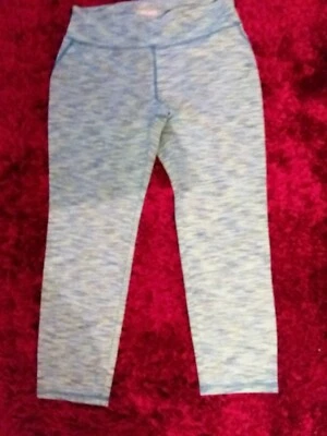 KIRKLAND - GIRLS - PALE GREEN/BLUE MIX LEGGINGS - SIZE L (12/14 YRS) - Image 1 of 4