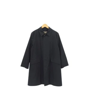 BURBERRY LONDON Long Balmacaan Coat BBB10-100-09 Navy S Outerwear - Picture 1 of 10