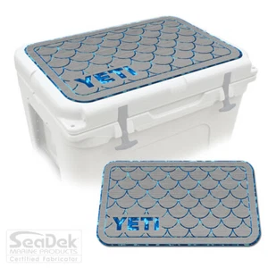 SeaDek Pad Top fits YETI Tundra Cooler - Marine EVA Mat - SG/AQ - YETI Scales - Picture 1 of 6