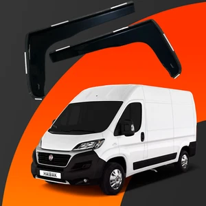 Deflettori aria FIAT DUCATO MK3 2006-in poi 2 pezzi Van Haibak oscurati - Foto 1 di 11