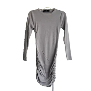 Lioness Damen Langarm geraffter Pullover Bodycon Kleid, 34" lang GR: Small - Bild 1 von 8