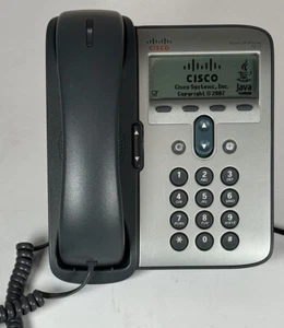 Teléfono IP Cisco 7911 CP-7911G VoIP PoE pantalla empresarial PROBADO CON fuente de alimentación - Imagen 1 de 10