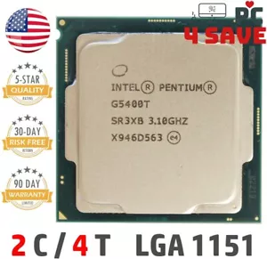 Intel Pentium G5400T 3.10GHz  2-Core 4MB LGA1151 Desktop CPU Processor SR3XB - Picture 1 of 1