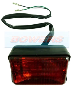 LAND ROVER DEFENDER 90/110 RECTANGULAR REAR FOG LAMP LIGHT PRC7254 LEP ENGLAND - Picture 1 of 1