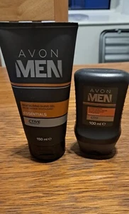 Gel de afeitar revitalizante y disco bálsamo acondicionador para después del afeitado Avon Men Essentials - Imagen 1 de 1