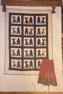 Vtg Rare HEMLINE CAPERS Sunbonnet Sue & Overhall Sam 1987 Quilt Pattern only - Picture 1 of 3