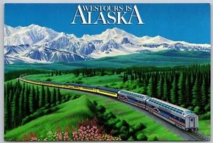 Glasgewölbte Triebwagen von Westours McKinley Explorer (6 x 4 Zoll) Postkarte 9289 - Bild 1 von 3