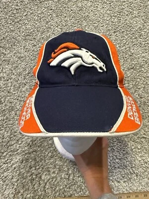 Denver Broncos молодежи шляпа один размер ремень назад регулируемый синий оранжевый * - Изображение 1 из 4
