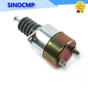 12V Fuel Stop Solenoid SA-1637-12 307-1101 For Woodward Diesel Engine - Picture 1 of 4