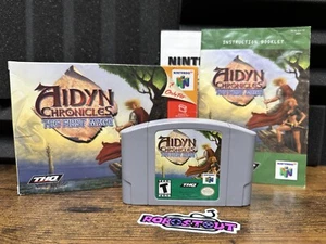 Aidyn Chronicles: The First Mage (Nintendo 64, 2001) CIB Rare GRAY Variant!⭐ - Picture 1 of 17