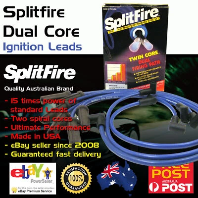 Splitfire Twin Core 8mm Ignition Spark Plug Leads Fits Commodore VS VT V6 - Image 1 of 2