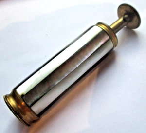 Ancien vaporisateur de poche de sac laiton doré et nacre unique accessoire 3471 - Bild 1 von 4