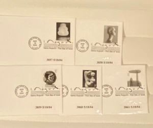 US 2004. Sc#3857-61. 5. FDC. Isamu Noguchi. - Picture 1 of 1