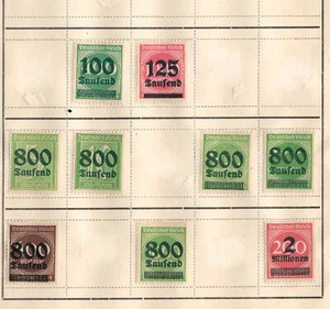 Worldwide GERMANY Very Fine Mint Overprinted Stamps Hinged on List # 123 - Picture 1 of 1