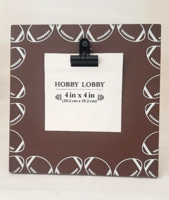 ROBERT STANLEY SIGNATURE COLLECTION Fall Football Clip Frame - 4" x 4" - Image 1 of 3