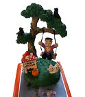 Publix Halloween 6 1/2” Tree Zombie on The Swing White Ghosts & Grave