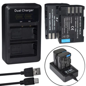 2 Battery+Usb Charger for Sigma BP-61 SD Quattro SDQ SD Quattro H Camera 1860mAH - Picture 1 of 11