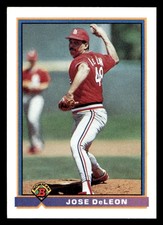 1991 Bowman Jose DeLeon #400 St. Louis Cardinals
