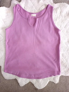 NEW PINK LILAC CLOURED TOP SIZE 16 - 18 COTTON. 39" BUST UNSTRETCHED - Picture 1 of 4