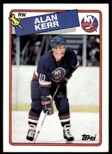 1988-89 Topps Alan Kerr Rookie New York Islanders #63