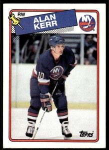 1988-89 Topps Alan Kerr Rookie New York Islanders #63