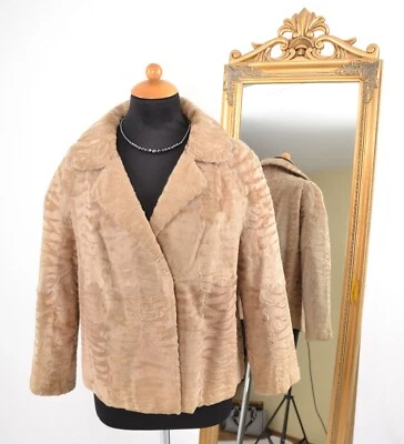 A5321 BREITSCHWANZ PERSIANER JACKE ECHT PELZ PELZJACKE - BROADTAIL PERSIAN LAMB - Bild 1 von 4