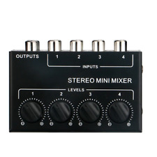 4 Channels Passive Stereo Mixer  Audio Mixer Portable Sound Mixer  Input7077