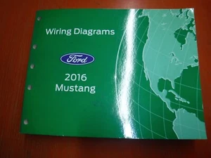 2016 FORD MUSTANG ALL MODELS ORIGINAL FACTORY WIRING DIAGRAMS SERVICE MANUAL - Imagen 1 de 4