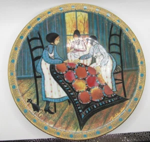 1993 Anna Perenna P. Buckley Moss Friends Forever 1715/5000 Collectible Plate - Picture 1 of 7
