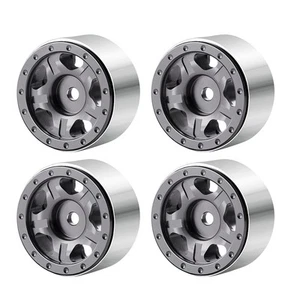 Juego de 4 bujes de llantas de aleación Beadlock para coche sobre orugas 1:24 axial SCX24 modelo RC - Imagen 1 de 9