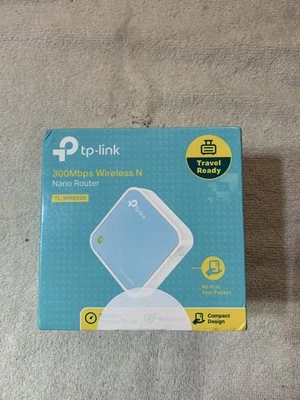 TP-Link N300 WiFi Wireless Portable Nano Travel/Mobile Router(TL-WR802N) - Image 1 of 4