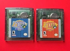 Zelda Oracle of Ages Seasons Game Boy Color Nintendo GBC Games Authentic Saves - Picture 1 of 16