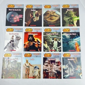 Star Wars Phonics Pack 2 (Star Wars) by Lee, Quinlan B 10 Books 2 Workbooks Set - Foto 1 di 18