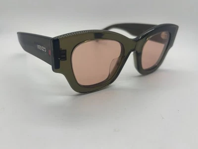 NEW Kenzo KZ40169U 96Y Green Round Sunglasses 49-23-140mm Comes w/Full Set - Image 1 of 4