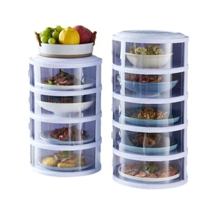 Dust Bugs Food Keeper Transparent Food Serving Tray for Dishes Storage - Picture 1 of 15