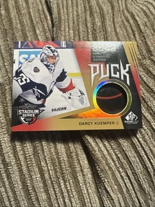 2023-24 Upper Deck SP Game Used  Darby Kuemper  Cup Puck SSP Memorabilia - Picture 1 of 9