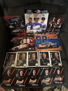 GT Challenge Indianapolis 8 Hour Lot Of 27 Signed Promo/Hero Cards 2022 - Bild 1 von 3