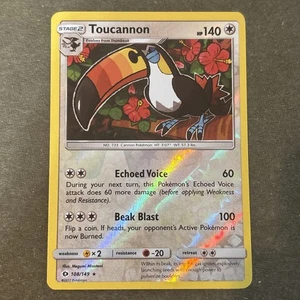 Toucannon 108/149 Reverse Holo Sonne & Mond Base Set Pokemon - Bild 1 von 2