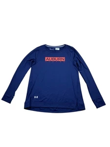 Pullover para mujer Auburn Tigers manga larga agujeros para el pulgar talla L azul - Imagen 1 de 3