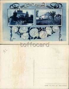 ALESSANDRIA PROVINCIA-CUCCARO MONFERRATO-SALUTI-C99-18 - Imagen 1 de 1