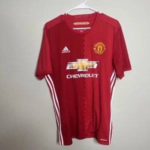 Manchester United Adidas 2016 2017 Home Trikot Rot Herren Gr. L " - Bild 1 von 6