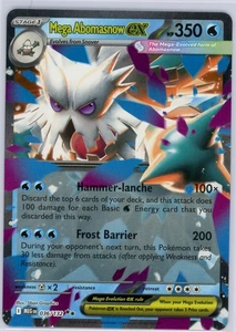 Pokemon TCG Mega Evolutions Mega Abomasnow ex 036/132 Near Mint - English - Picture 1 of 3