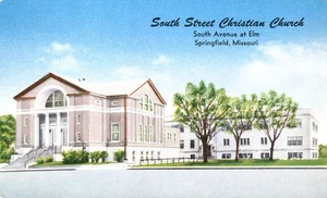 Postal Southside Christian Church Springfield Missouri - Imagen 1 de 2