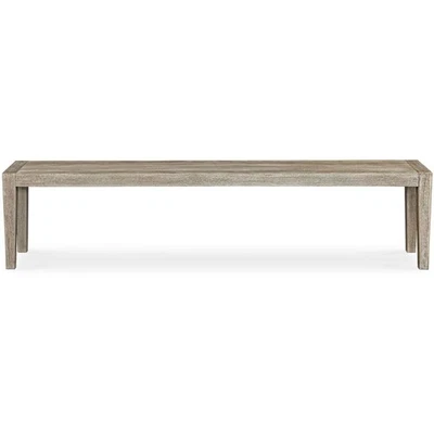 Uttermost 50190 Kirkham Cerused Wheat Outdoor Bench - Image 1 of 4