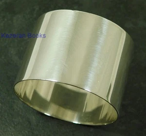 Vintage massiver Serviettenring Sterlingsilber nicht graviert 1946 von Viners - Bild 1 von 15