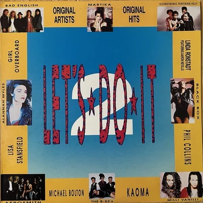 AEROSMITH/PHIL COLLINS/B-52s/MILLI VANILLI/MAL INGLÉS Let’s Do It 2 1990 WEA CASI NUEVO Foto 1 de 3
