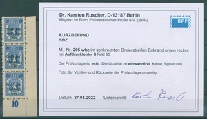 SBZ 1948 n. 205A waz PF II nuovo di zecca (921423) - Foto 1 di 1