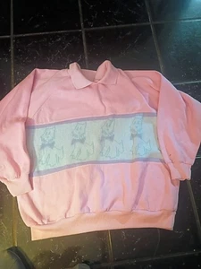 Sudadera De Colección Años 90 Streetwear Mujer Plus 22W Fairy Kei Kawaii Flor Corazón - Imagen 1 de 1